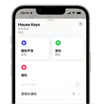 鄂州苹果14售后维修分享iPhone14机型如何设置遗落时通知 