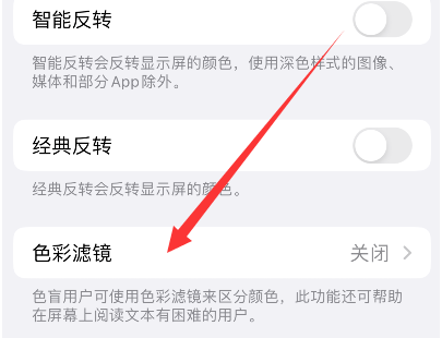 鄂州苹果14正规维修分享iPhone14如何关闭色彩滤镜 